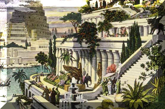 Painting of Hanging Gardens of Babylon