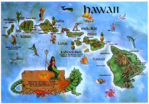 HAWAIIAN MAP