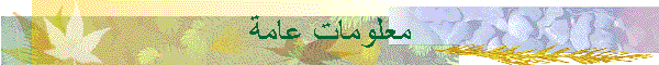 معلومات عامة