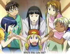 Sara is being fondled