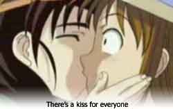 The kiss is just for appreciation?