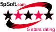 5 Stars at 5pSoft.com