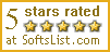 SoftsList.com 5 Stars
