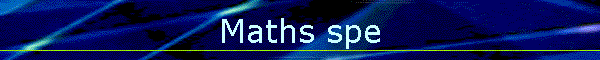 Maths spe