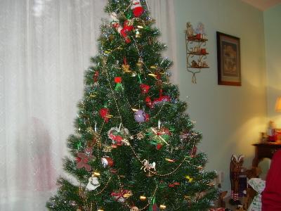 christmas tree on christmas