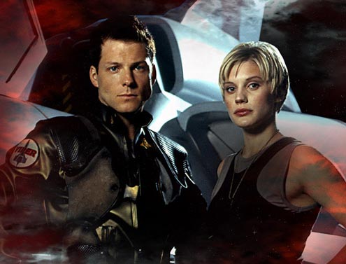 Captain Apollo and Lieutenant Starbuck