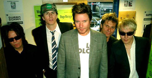 Andy our hyperactive guitarist, John the Potty-Mouthed Bassist, pop diva Simon, Roger, who defies all convention by being a shy and retiring drummer, and Nick...who is just Nick.  And who plays keyboards.