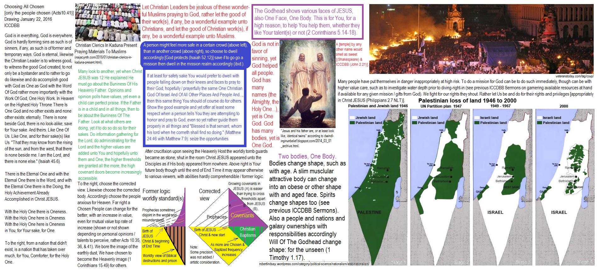 ICCDBB Of Christ JESUS giving Christian Leaders guidance assistance in high decision making processes, pic with the Father, Son, Lambs, and Goats