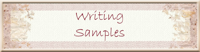 Writing Samples