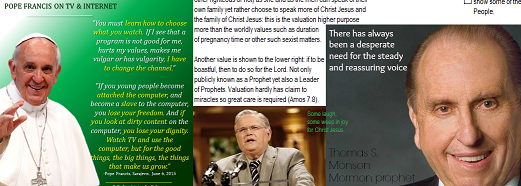 Christ Jesus loves Pope Francis with His Christians having figured much concerning the stars and planets involved with the birth of JESUS, also loved is 4 blood moon and sun Preacher Hagee, and Spiritual Leader Prophet Monson.