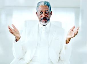 Morgan Freeman as God