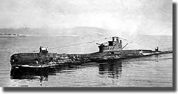 WWII Submarine HMS Truant.