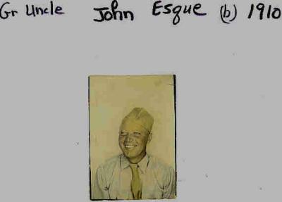John Escue (b) 1910