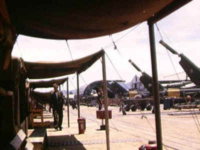 Flight Line - west of MMAF runway