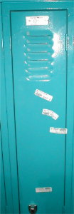 Little did Ken know that I gave him the number of the locker next to hers...