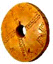 Saulės Rẽtis ( Amber Solar Halo-Wheel ) = Linear B ideogram 243