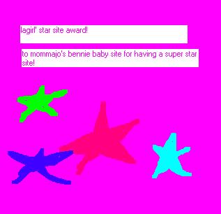 I won this award from LAGirl!