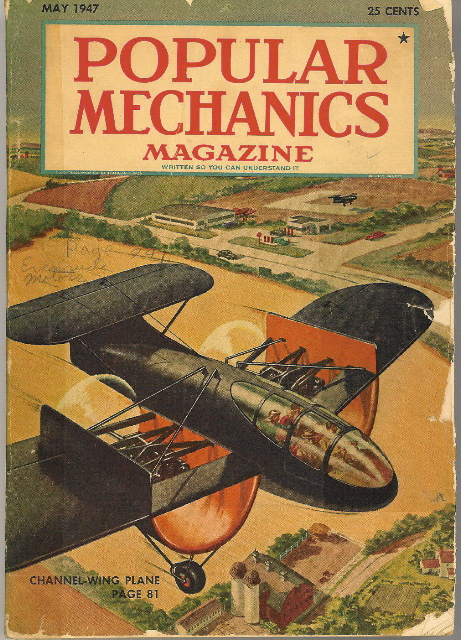 Front cover, Popular Mechanics, May 1947