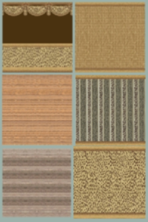 leopard prints, woven bamboo and natural materials