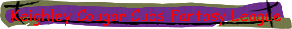 Keighley Cougar Cubs Fantasy League