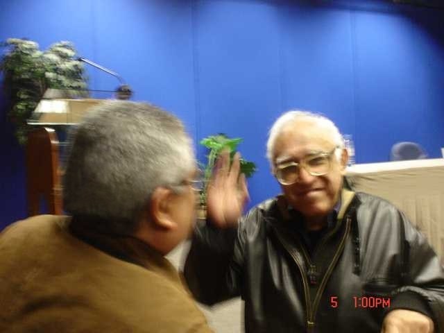 Carlos Monsiváis y José Luis Velarde