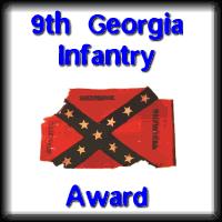 9th Georgia Infantry Award