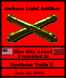 Jackson Light Artillery Nice Site Award