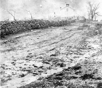 Sunken Road and Stone Wall