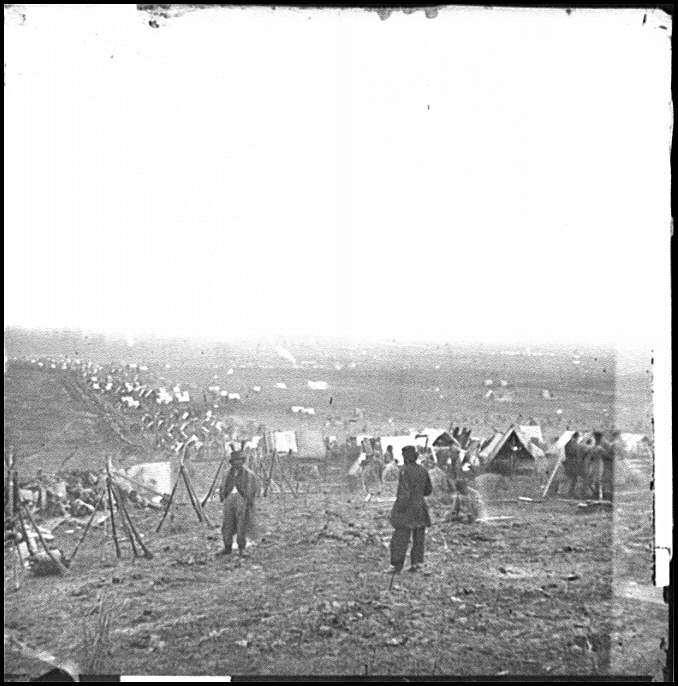 The outer line of Union army at Nashville
