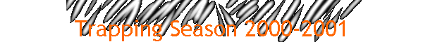 Trapping Season 2000-2001