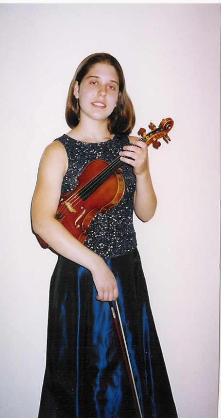 me...w/ my violin Summer 2002