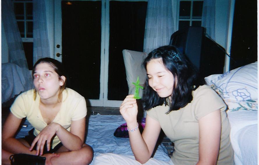 Me being hyper w/ Lana acting silly