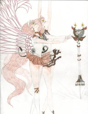 Celestrial transforming into an Eternal Scout.