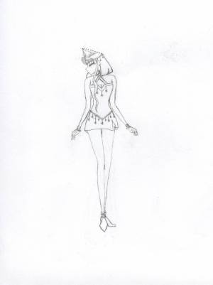 Kina is my friend's version of Gina, Kina meaning gold.  I drew this :P