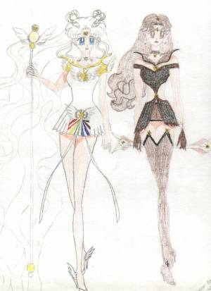 Cecilla with Cosmos.