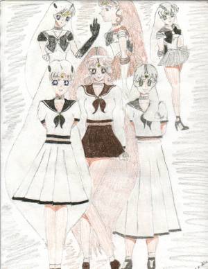 Three scouts w/their human forms.