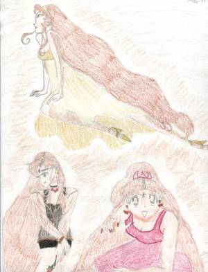 A colage of pictures of Yasmine.