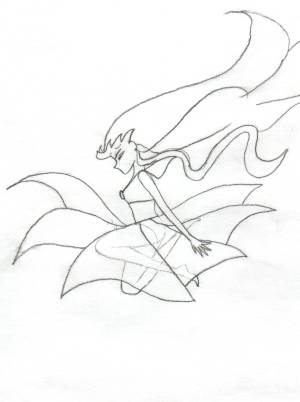 Nanya transforming into Sailor White Dwarf.