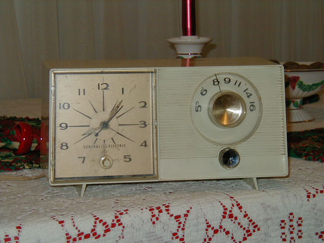 General Electric C-403B AM Clock Radio.  The second one.