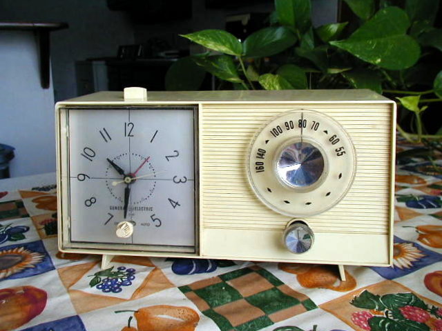 General Electric AM Clock Radio.  This is the first one.