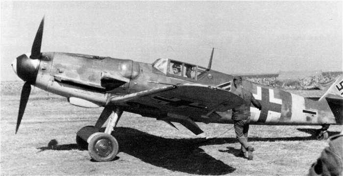 Me109G-5, pertencente a Hauptman Gerhard Barkhorn, segundo maior piloto alem�o, com 301 vitorias.