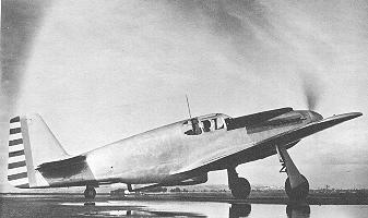 Este � o Na-73, prot�tipo inicial do Mustang.