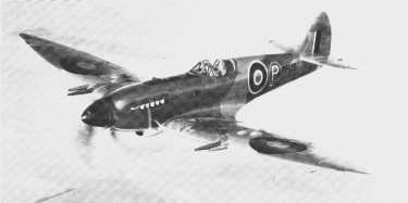 Prot�tipo do Spitfire 21 produzido a partir de setembro de 1944 e equipado com canh�es de 20mm.