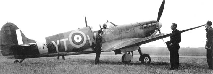 Spitfire Mk II na frente de combate em 1941.