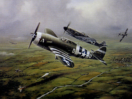 P-47 Thunderbolt, gigantesco ca�a americano de resist�ncia quase lend�ria