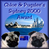 Chloe & Pugslee's Sydney 2000 Award