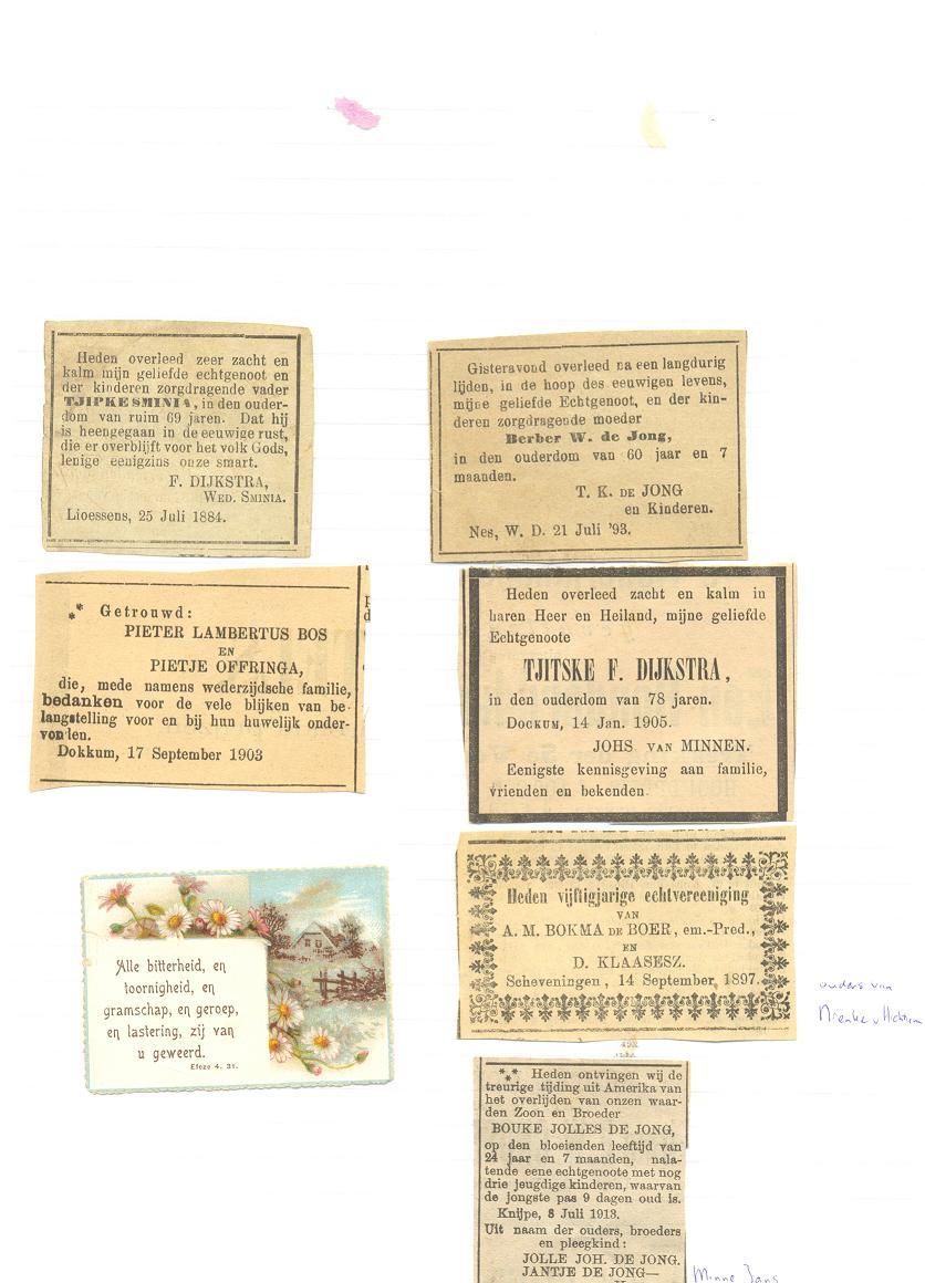 Huwelijksaankondigingen