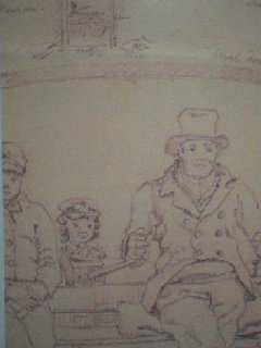 Interieur Dokkumer trekschuit 1834