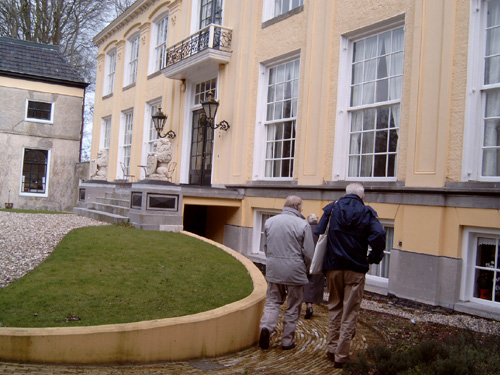 Ingang Fogelsangh state, onder de trap