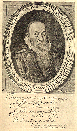 Portret van Petrus Plancius